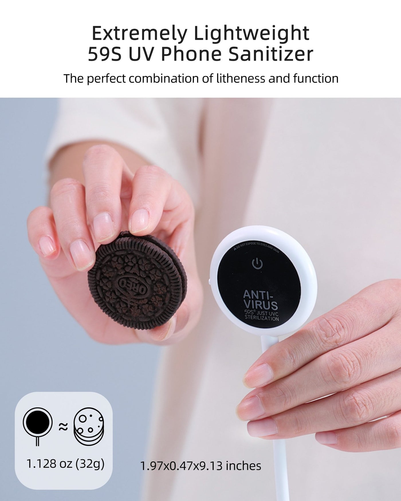 UV Phone Sanitizer – Flexible & Portable UVC Lamp (L2): Android (Type C) & Iphone